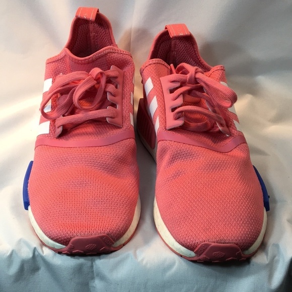 Adidas NMD R1 Hazy Rose and Blue Women’s Sneakers Size 11 Like-NEW - Picture 2 of 8